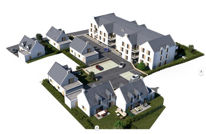 Maquette 3d programme Fleur Océan maisons