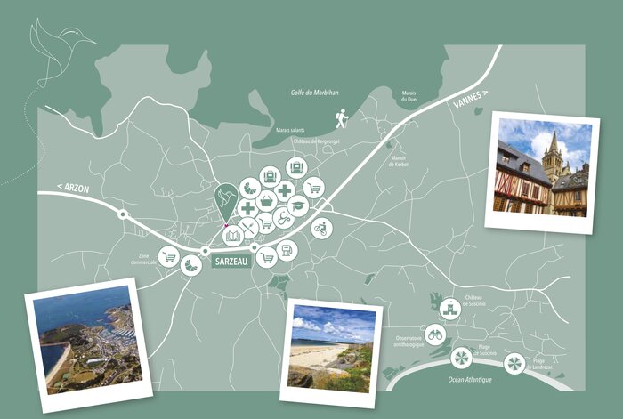 Plan de situation programme neuf Les Sittelles