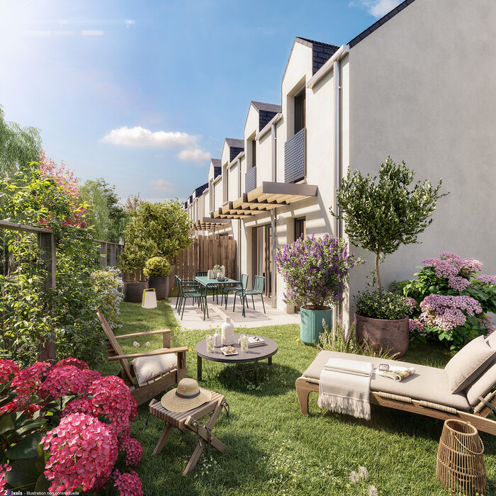 Jardin maisons neuves Les Skippers